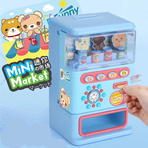 Cartoon Themed Money Bank And Vending Machine