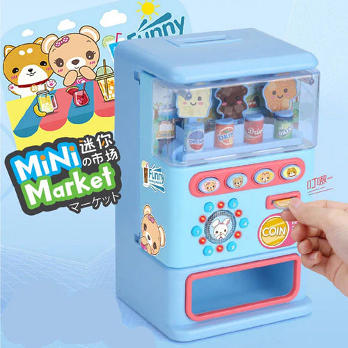 Cartoon Themed Money Bank And Vending Machine