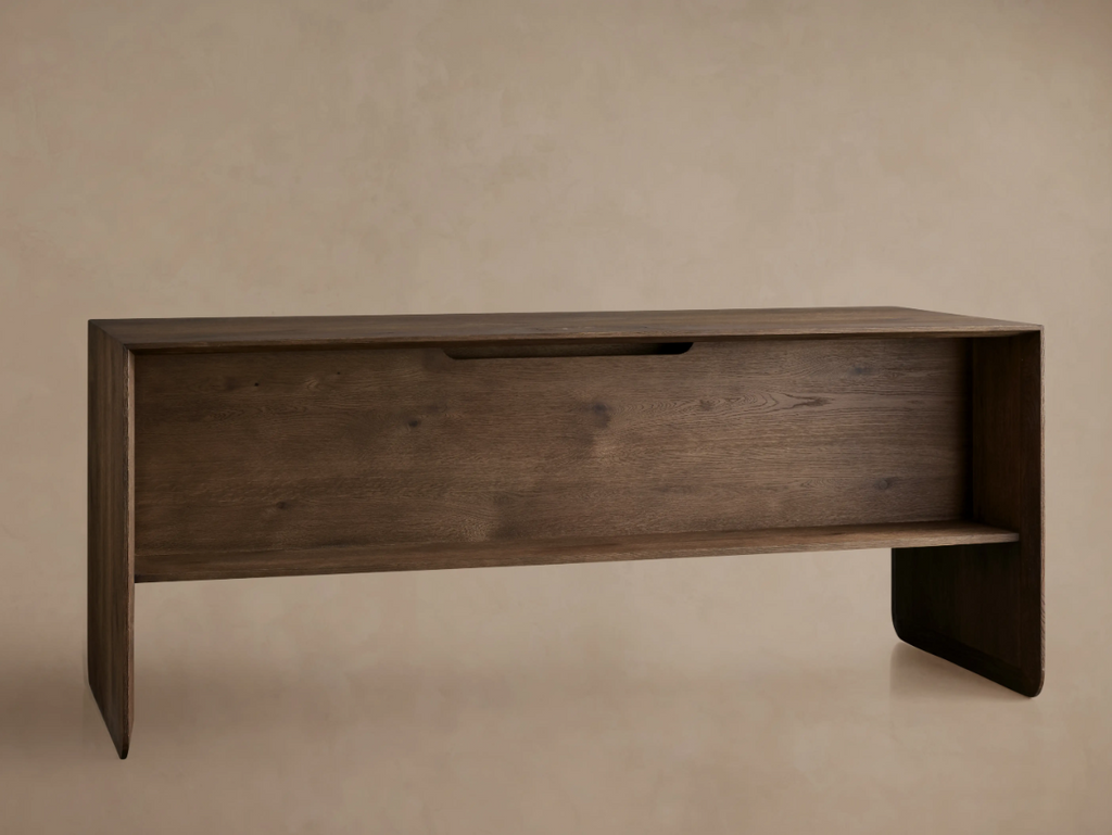Mid-Century Walnut Executive Desk