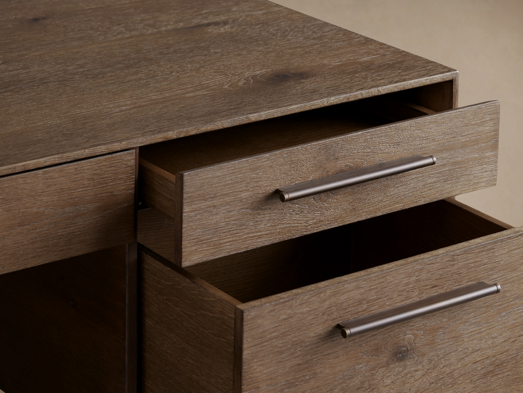 Mid-Century Walnut Executive Desk