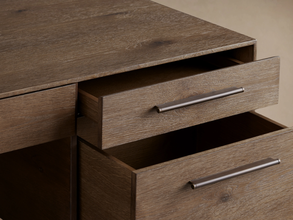 Mid-Century Walnut Executive Desk