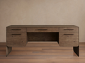 Mid-Century Walnut Executive Desk